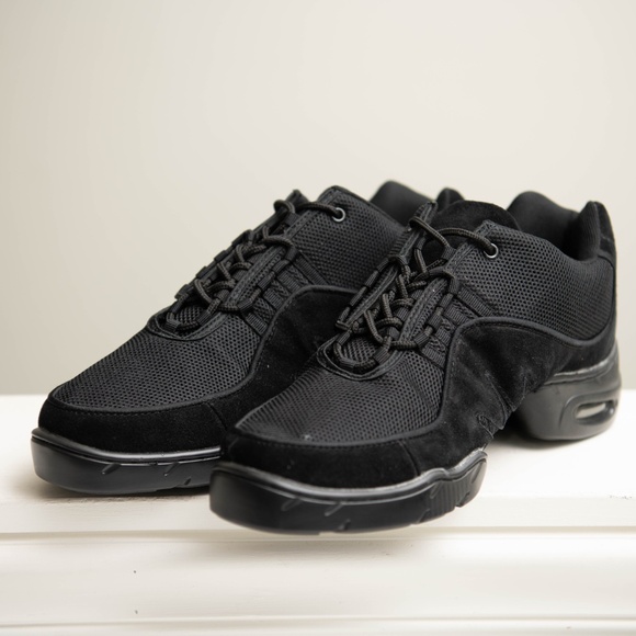 Men's Split Sole Dance‎ Shoes NEW! Boost Mesh Sneakers Leather & Mesh SZ 13.5 - Picture 2 of 8